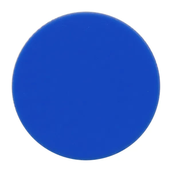 Precut Circles Medium Blue Opalescent COE96