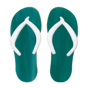 Precut Flip Flops Green COE96