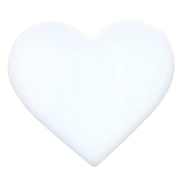 Precut Hearts White Opalescent COE96