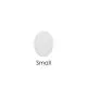 Precut Oval White COE90