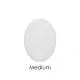 Precut Oval White COE90