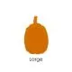 Precut Pumpkin Oblong COE90