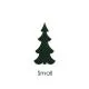 Precut Slim Tree Dark Green COE90