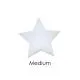 Precut Star White Opalescent COE90