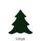 Precut Tree Dark Green COE96