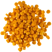Pumpkin Orange Dots COE90
