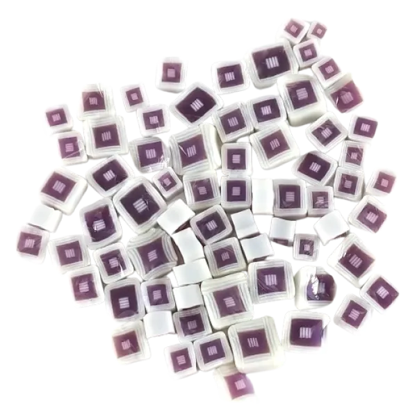 Purple Hip To Be Square Murrini/ Millefiore COE90