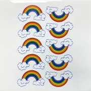 Rainbow with Cloud Decal Sheet