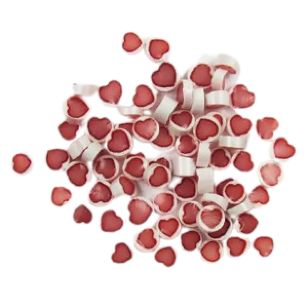 Red Heart Murrini/ Millefiore COE90