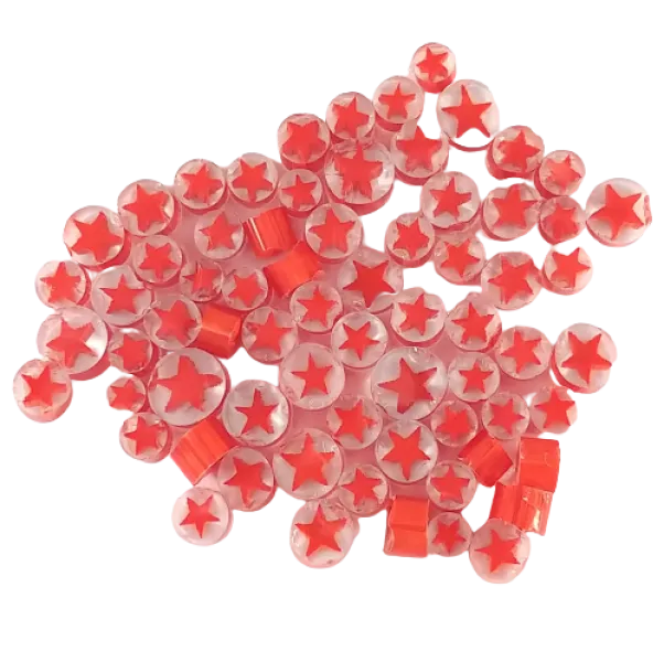 Red Star Murrini/ Millefiore COE90