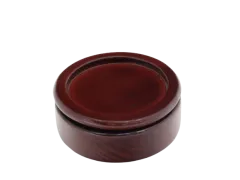 Round Wood Box with Wide Center Various Finishes