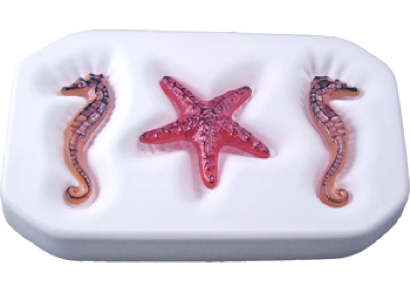 Seahorse and Starfish Mold