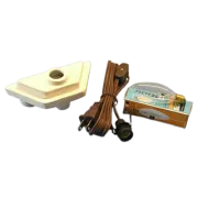 Small Hex Drape Lamp Base Kit
