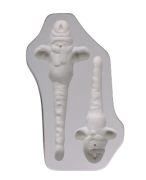 Small And Medium Snowmen Icicle Ornament Casting Mold