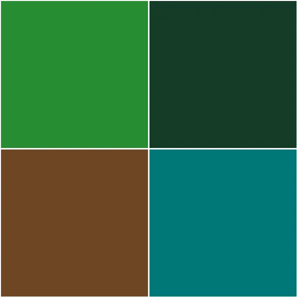 Solid Color Glass Decals Nature Tones