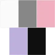 Solid Color Glass Decals Soft & Dark Tones