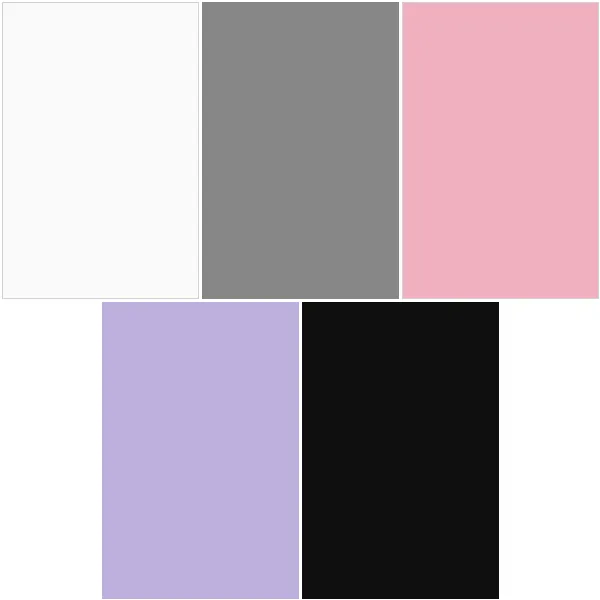Solid Color Glass Decals Soft & Dark Tones