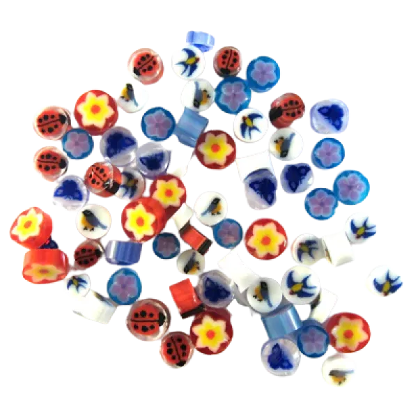 Spring Assortment Mix Murrini/ Millefiore COE90