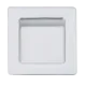 Square Gallery Frame Pendant Silver Plated