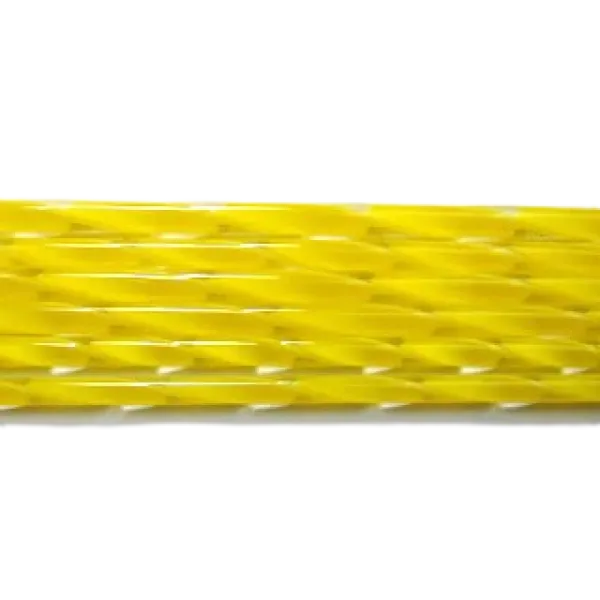 Sunflower Yellow Ribbon Glass Cane COE90