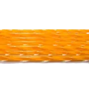 Tangerine Orange Ribbon Glass Cane COE90