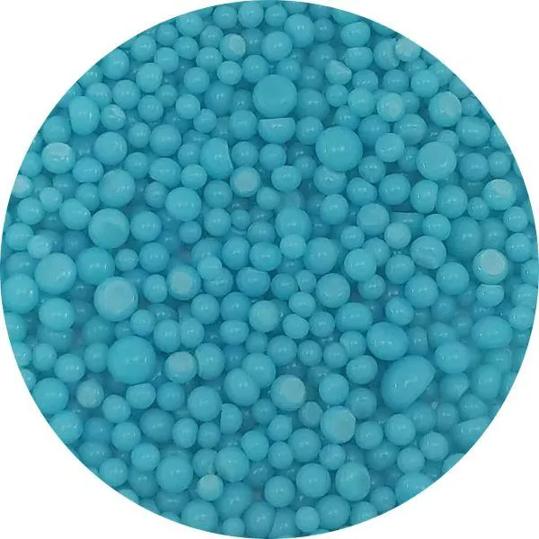 Turquoise Blue Opalescent Frit Balls COE90