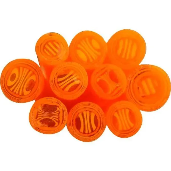 Twisted Cane Murrini Stick Orange and Yellow COE90