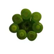 Twisted Cane Murrini Stick Spring Green and Jade Green COE90