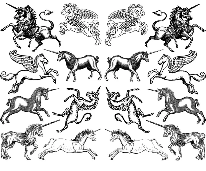 Unicorns Decal Sheet