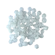 White & Clear Snowflake Murrini/ Millefiore COE90