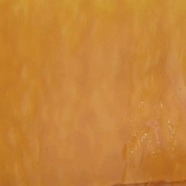 Wissmach Glass Apricot Transparent Aqualite Texture, 3mm, Non-Fusible