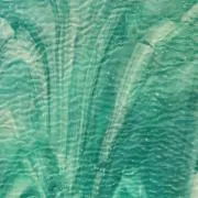 Wissmach Glass Aqua Blue, Ripple Texture, 3mm, Non-Fusible