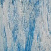 Wissmach Glass Crystal/ Reactive Blue, 3mm COE96
