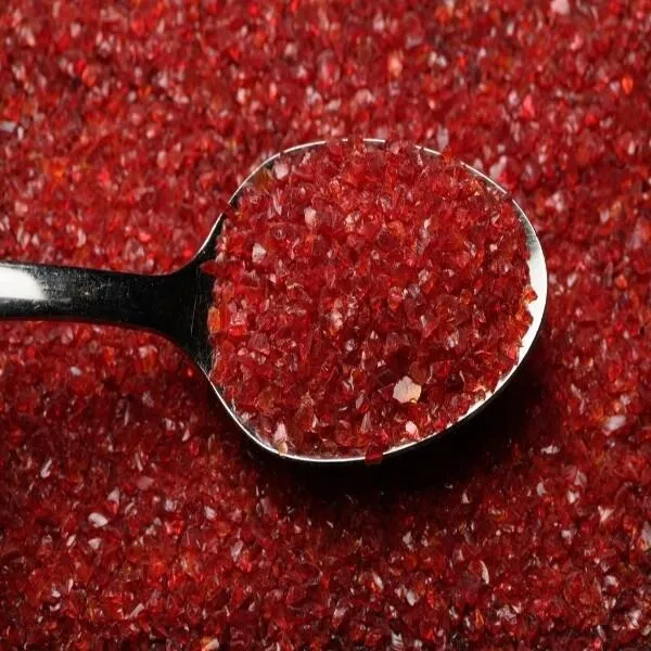 Wissmach Glass Dark Red Transparent Frit COE96