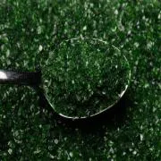 Wissmach Glass Parsley Transparent Frit COE96