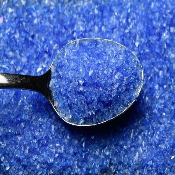 Wissmach Glass Sapphire Blue Transparent Frit COE96