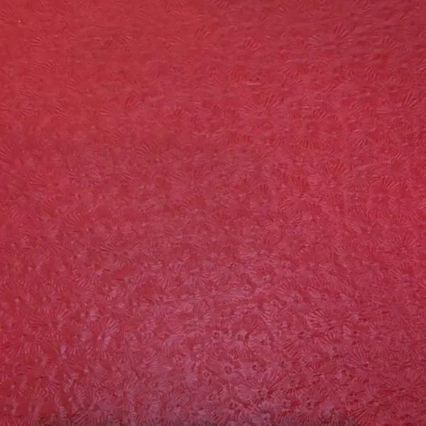 Wissmach Glass Vermillion Florentine Texture, 3mm, Non-Fusible