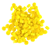Yellow Opalescent Dots COE96