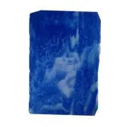 Youghiogheny Glass Light Blue Ice, Dark Blue, 3mm, Non-Fusible