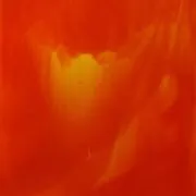 Youghiogheny Glass Clear and Orange Streaky, 3mm COE96